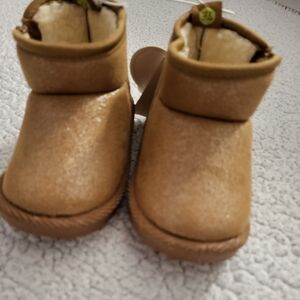 Cozy Tan Kids Boots 5T